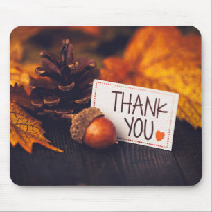 Mousepad Fotografia Pumpkin Fotografia de Ação de Graças
