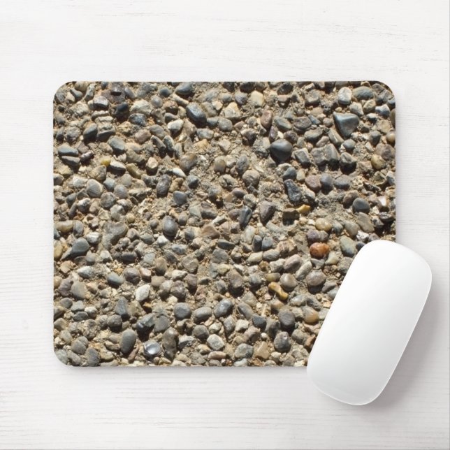 Mousepad Fotografia Realista de Gravel e Areia (Com mouse)