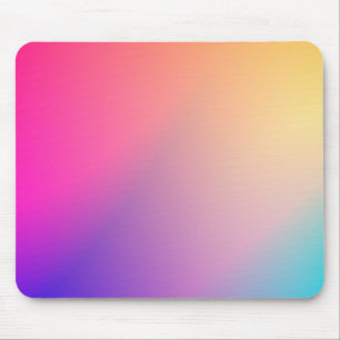 Mousepad Fotografia rosa-quente neon iridescente Arco-íris