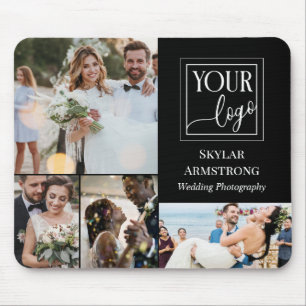 Mousepad Fotógrafo de Colagem de Fotografias do Mínimo Pret
