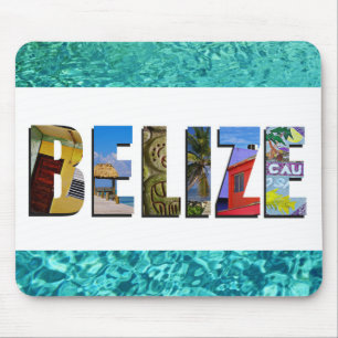 Mousepad Fotos do Viagem de Belize Tropical Beach Blue Ocea