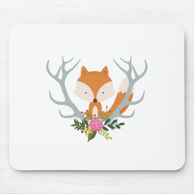 Mousepad Fox bonito (Frente)