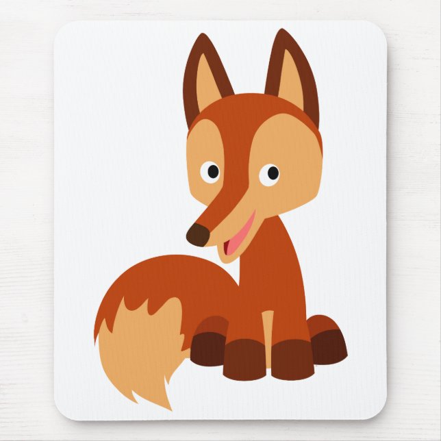 Mousepad Fox Mousepad, Bastão De Cartoon Bonito (Frente)