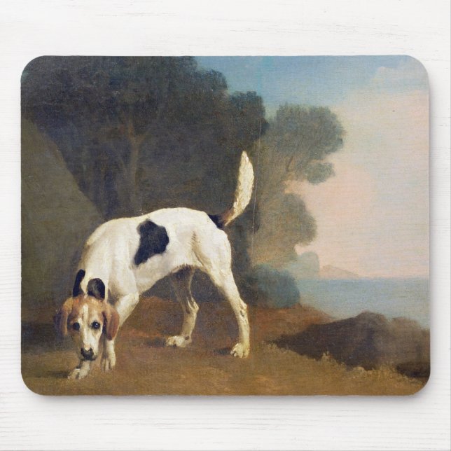 Mousepad Foxhound no perfume, c.1760 de George Stubbs | (Frente)