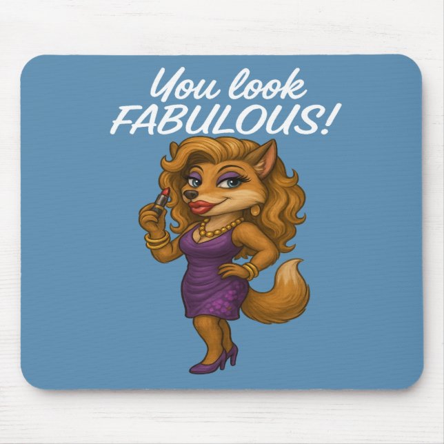 Mousepad Foxy in Purple (Frente)