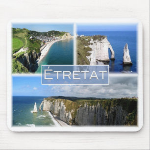 Mousepad FR França - Normandia - Etretat - The cliffs -