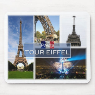 Mousepad FR França - Paris - Torre Eiffel -
