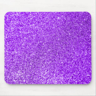 Mousepad Fraca de Bokeh Faux Violet Purple Glitter