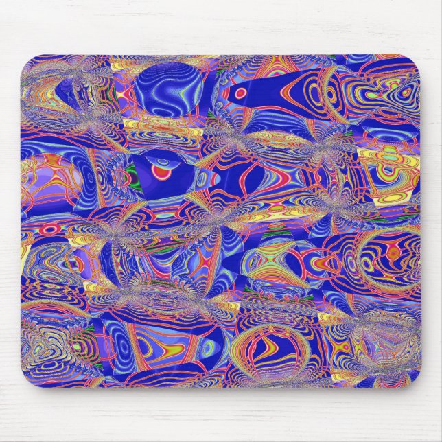 Mousepad Fractal Abstrato 061012a (Frente)