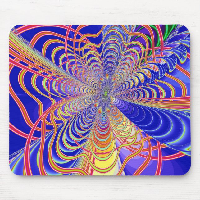 Mousepad Fractal Abstrato 061012d (Frente)