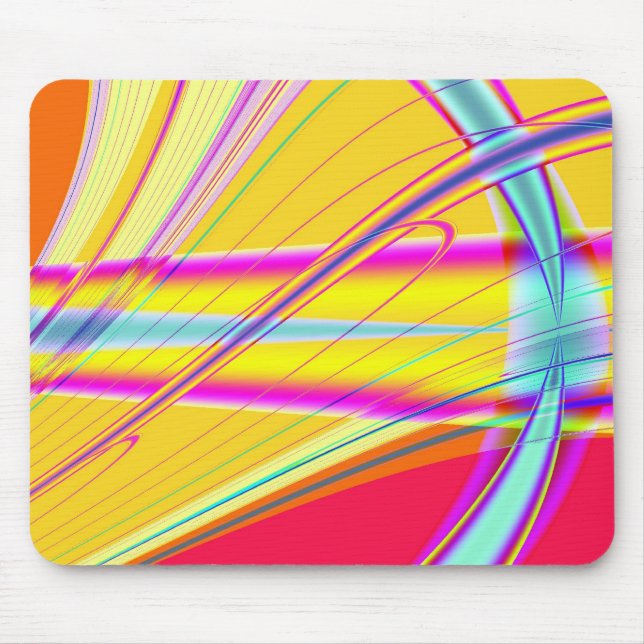 Mousepad Fractal Abstrato 061012e (Frente)