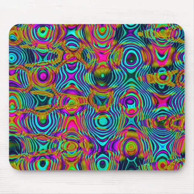 Mousepad Fractal Abstrato 191111a (Frente)