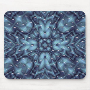 Mousepad fractal abstrato do azul