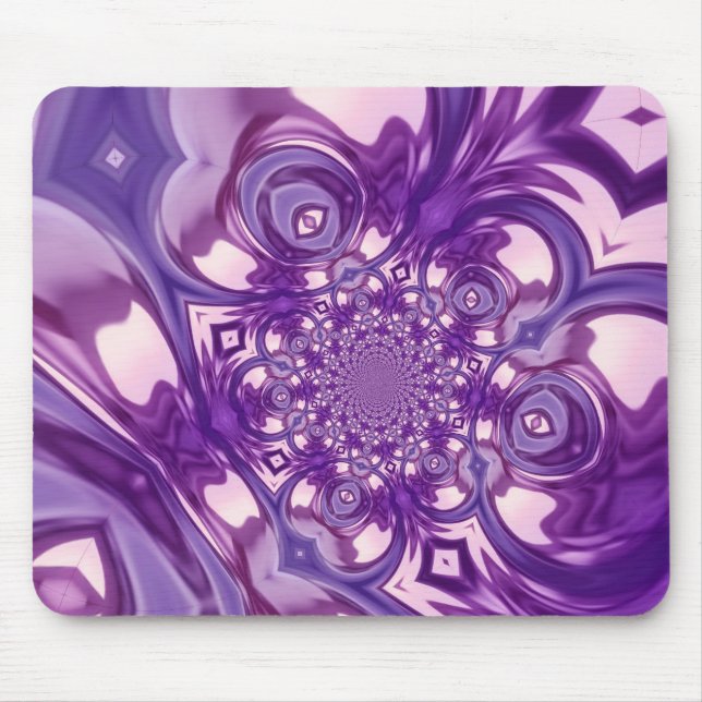 Mousepad Fractal abstrato moderno (Frente)