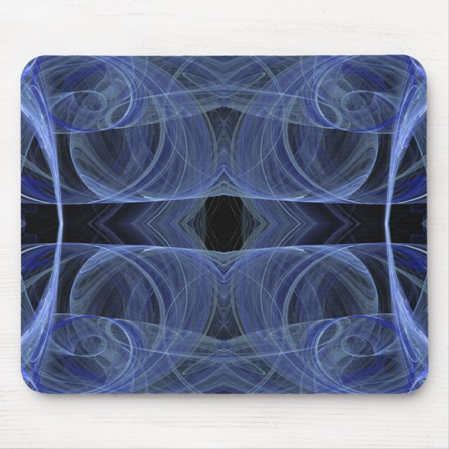 Mousepad Fractal Azul (Frente)