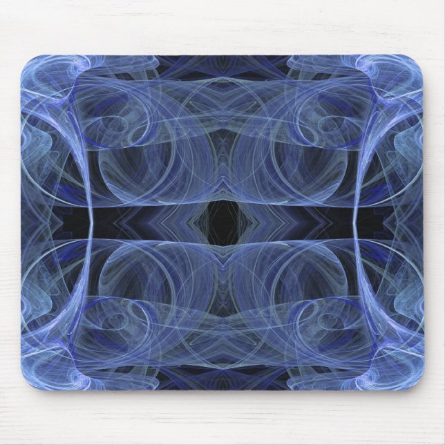 Mousepad Fractal Azul (Frente)