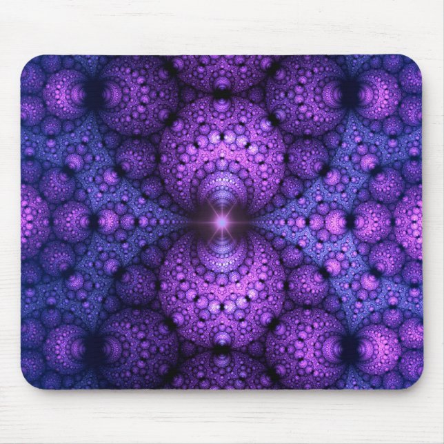 Mousepad Fractal de Apofílise - Fusão de Átomos (Frente)