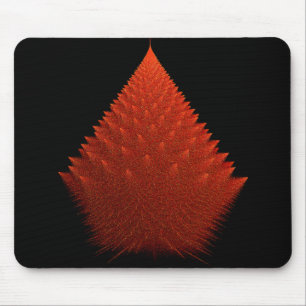 Mousepad Fractal De "Árvore" Vermelha Espimentada Com Spike