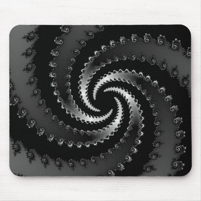 Mousepad Fractal de Vortex Escuro (Frente)