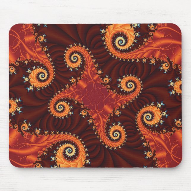 Mousepad Fractal do outono (Frente)