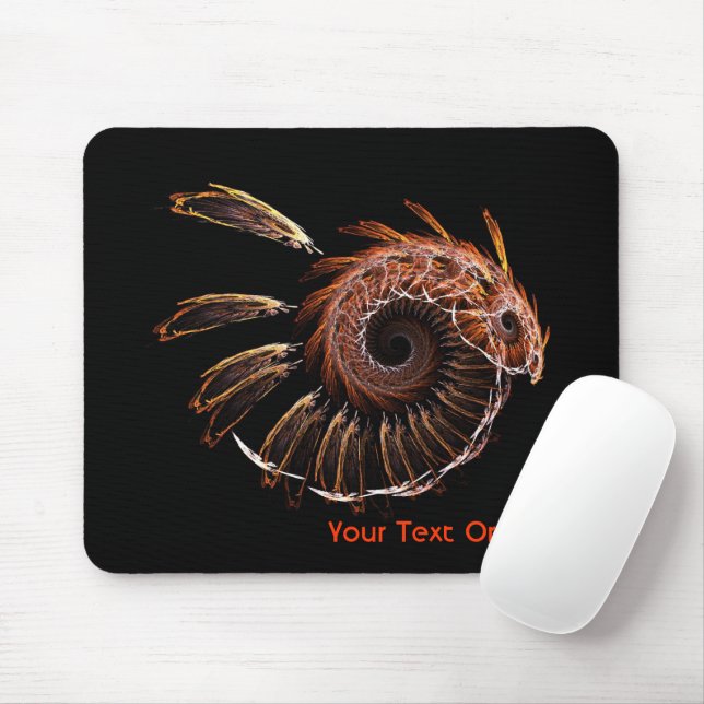 Mousepad Fractal Firebird (Com mouse)