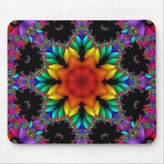 Mousepad Fractal floral