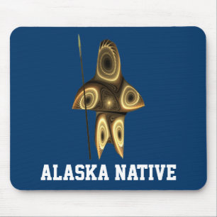 Mousepad Fractal Inuit Hunter - Nativo do Alasca