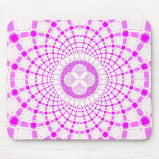 Mousepad Fractal Rosa (Frente)