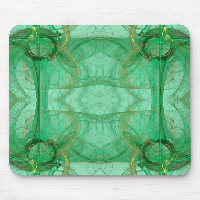 Mousepad Fractal Verde (Frente)