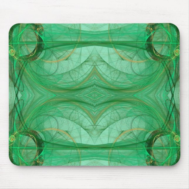 Mousepad Fractal Verde (Frente)