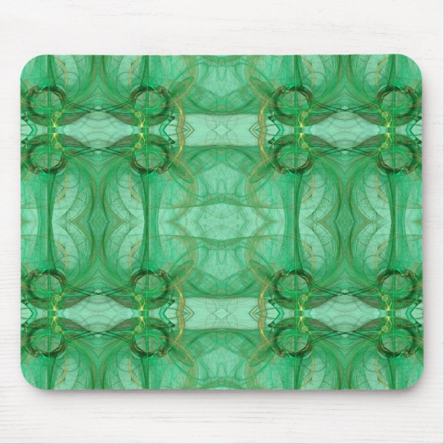 Mousepad Fractal Verde (Frente)
