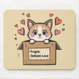 Mousepad Fragile: Contains Love