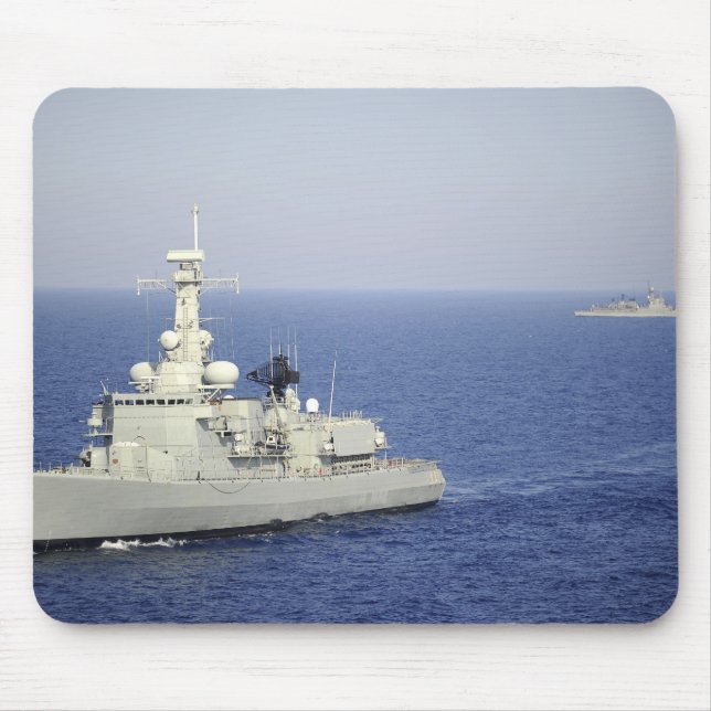 Mousepad Fragmentação do marinho português NRP Bartolomeu D (Frente)