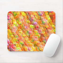 Mousepad Fragmentação exagerada de arremessos quadrados emb