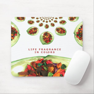 Mousepad Fragrância da vida: Mensagem Inspiracional Potpour