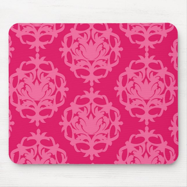 Mousepad Framboesa e amortecedor cor-de-rosa (Frente)