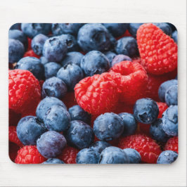 Mousepad Framboesas e amoras-vivas