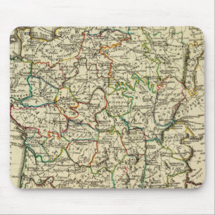 Mousepad França com limites delineados