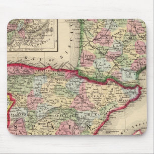 Mousepad França, Espanha, Portugal Mapa de Mitchell