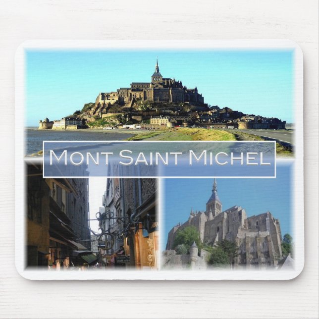 Mousepad França - Normandia - Santo Mont Michel - (Frente)