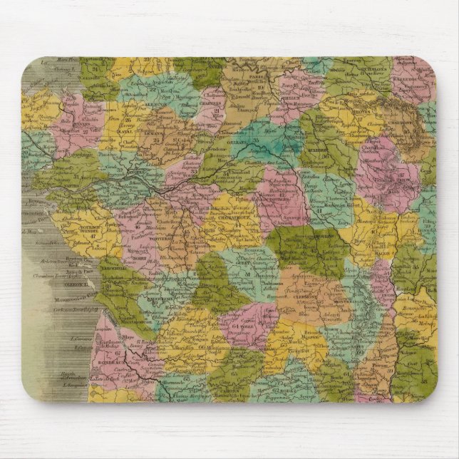 Mousepad França Nos Departamentos (Frente)