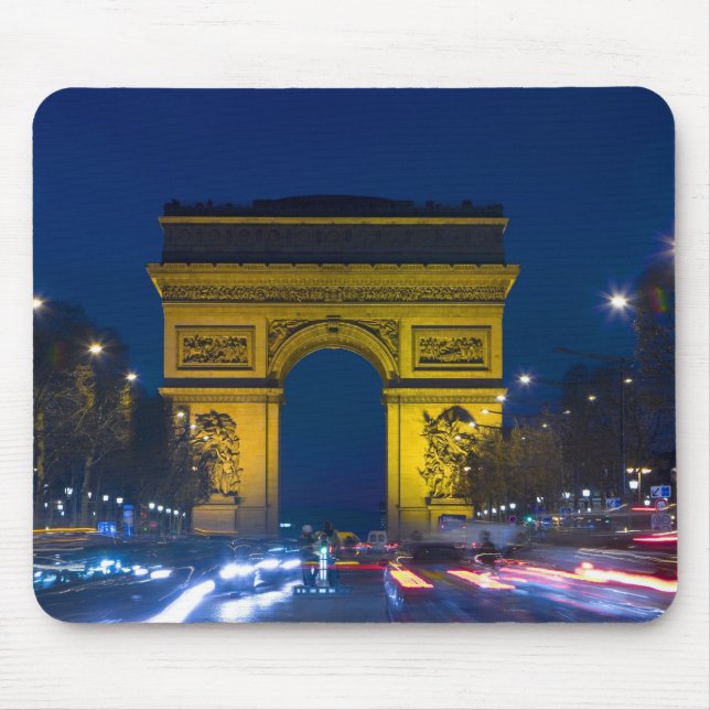 Mousepad França, Paris. O Arc de Triomphe e o (Frente)