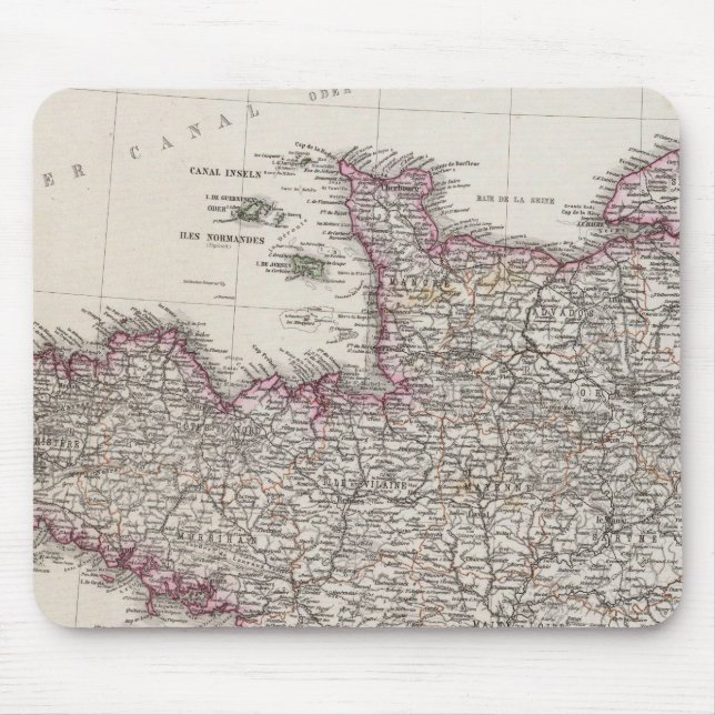 Mousepad França, quatro folhas, folha 1 (Frente)