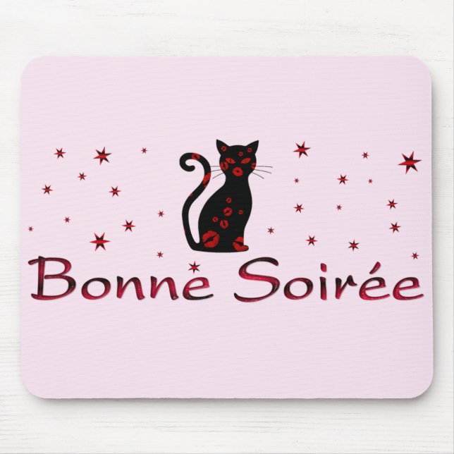 Mousepad Francês:Bonne Soiree (Frente)