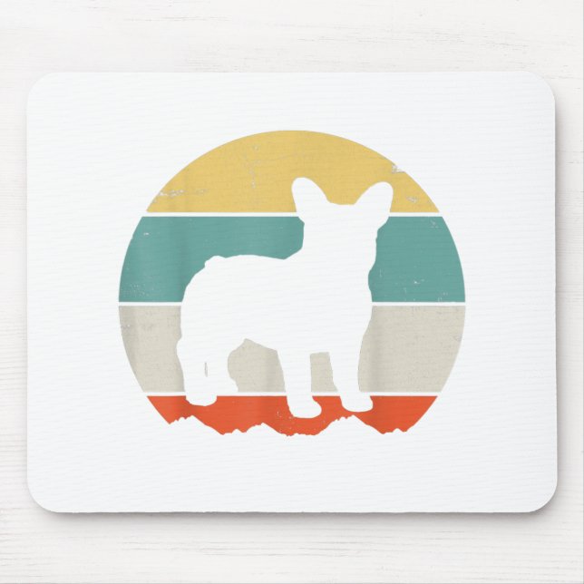 Mousepad Francês Bulldog Frenchie Mama Mulheres Cachorro So (Frente)