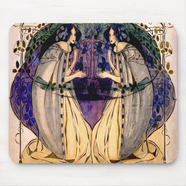 Mousepad Frances MacDonald - Primavera (Frente)