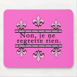 Mousepad Francês nenhuns produtos dos pesares