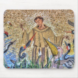 Mousepad Francis Of Assisi Mosaic