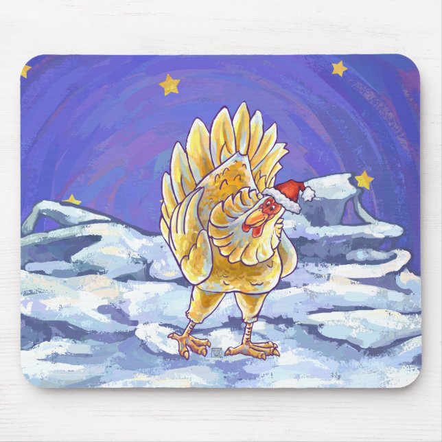 Mousepad Frango de Natal (Frente)