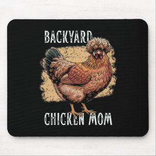 Mousepad Frango do Quintal Mãe Polonesa Desenho de Galinha